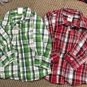 12m long sleeve plaids